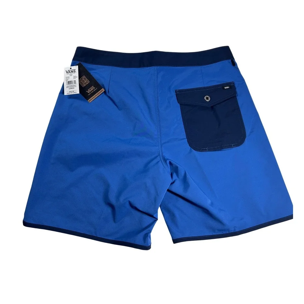 Vans Ever Ride Boardshorts Blue Mens Size 32 Swim Trunks Shorts‎ New with Tags